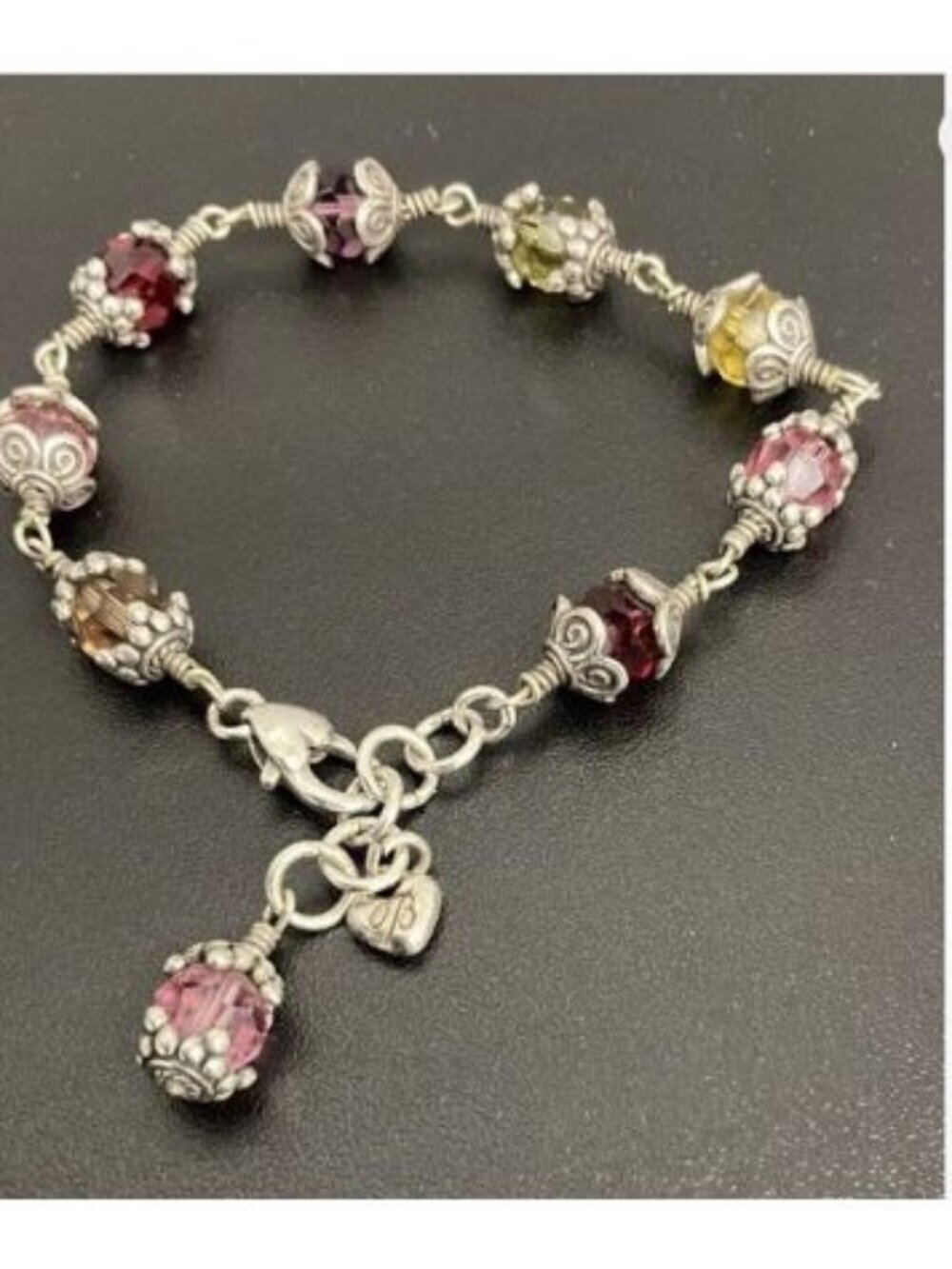 Brighton Glass Mountain Multi Color Bracelet RETIRED